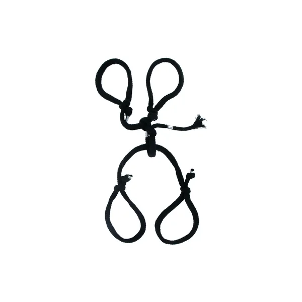 Fetish Fantasy Series Silk Rope Hogtie