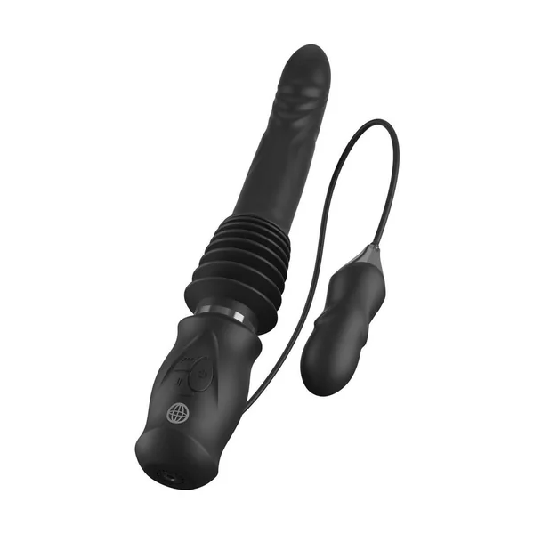 Fetish Fantasy Series Ultimate Silicone Rechargeable Thruster Vibrator – Black