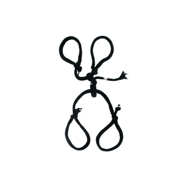 Fetish Fantasy Silk Rope Hogtie