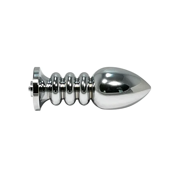 FETISH PLEASURE PLAY ELECTRO SHOCK METAL CORKSCREW ANAL PLUG