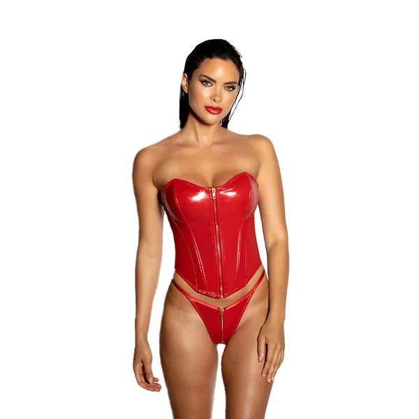 Fetish Rider Bustier Set