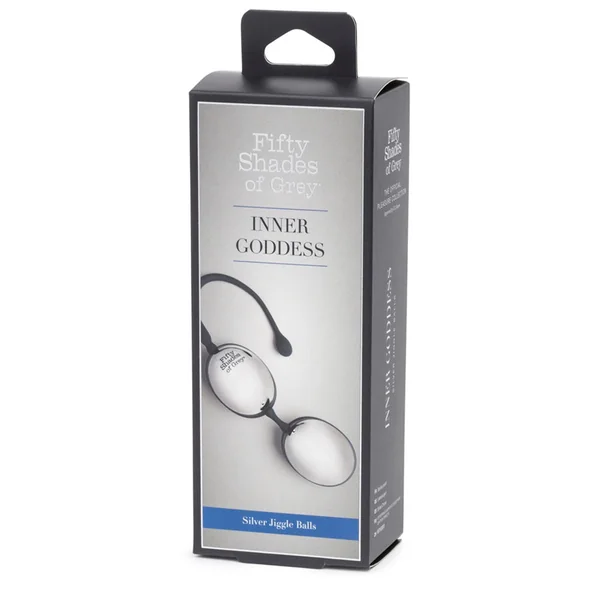 Fifty Shades of Grey Inner Goddess Silver Jiggle Balls 2.3oz