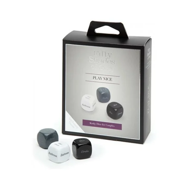 Fifty Shades of Grey Play Nice Kinky Dice for Couples