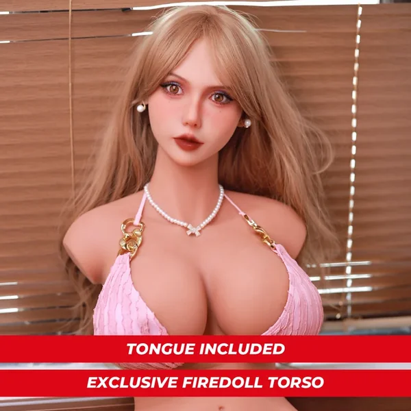 Firedoll Torso – Samantha – Realistic Sex Doll Torso – 70cm – Light tan