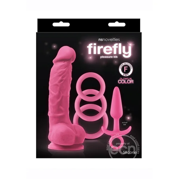 Firefly Glow-in-the-Dark Silicone Pleasure Kit