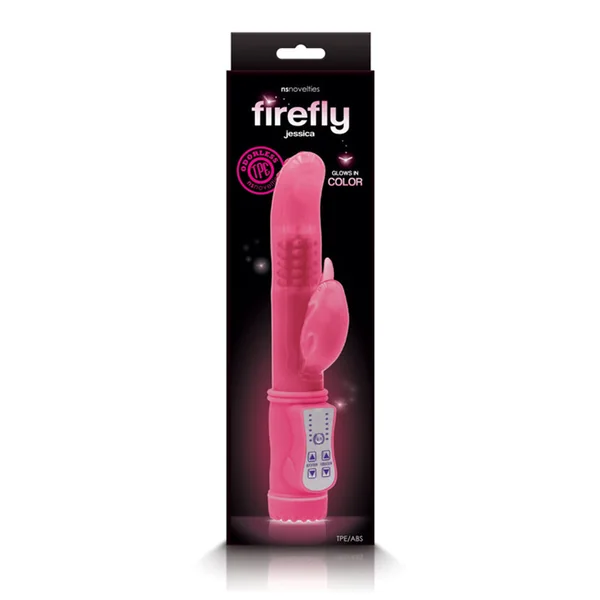 Firefly Jessica Rotating Rabbit Vibrator - Pink