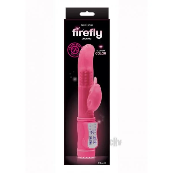 Firefly Jessica Rotating Rabbit Vibrator - Pink