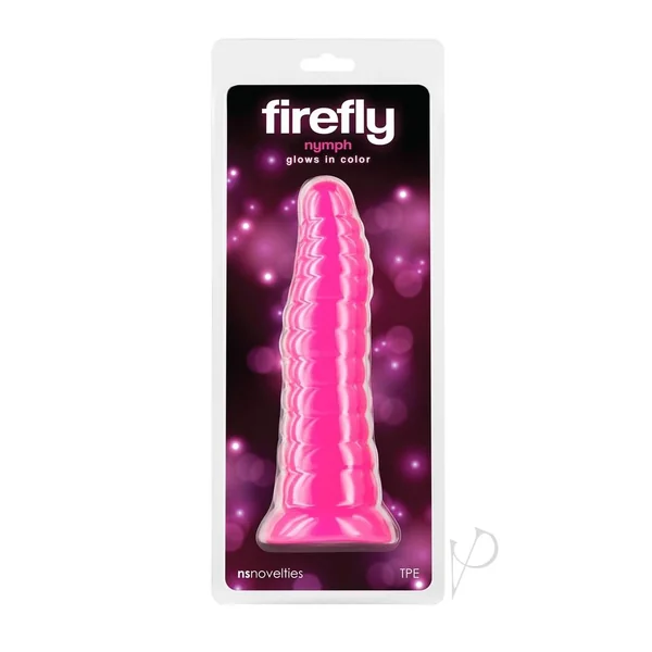 Firefly Nymph Glow in The Dark Dildo - Pink