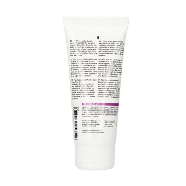 Fist It Anal Relaxer Water Based Lubricant