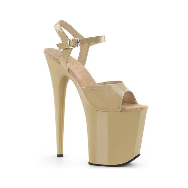 FLAMINGO-809 Platform Sandal | Bone Patent