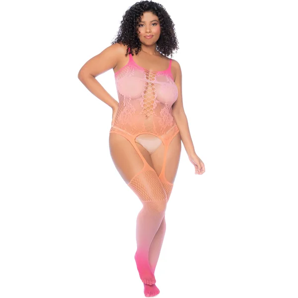 Floral Ombre Bodystocking