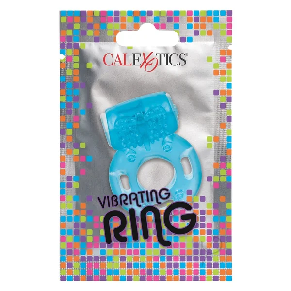Foil Pack Stretchy Vibrating Cock Ring Penis Enhancer