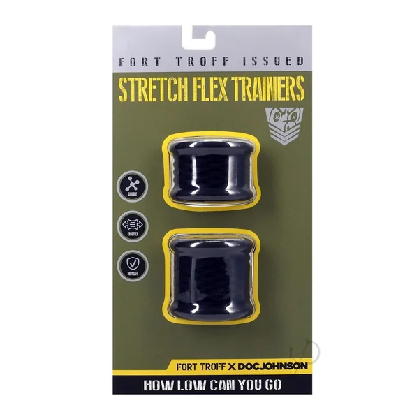 Fort Troff Stretch Flex Silicone Trainers - Black