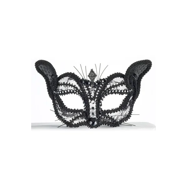 Forum Novelties - Lace Cat Mask - Black