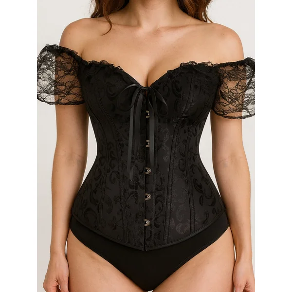 Frantic Romantic Corset : Onyx Black