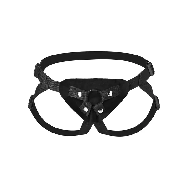 Frisky Adjustable Strap On Harness Black