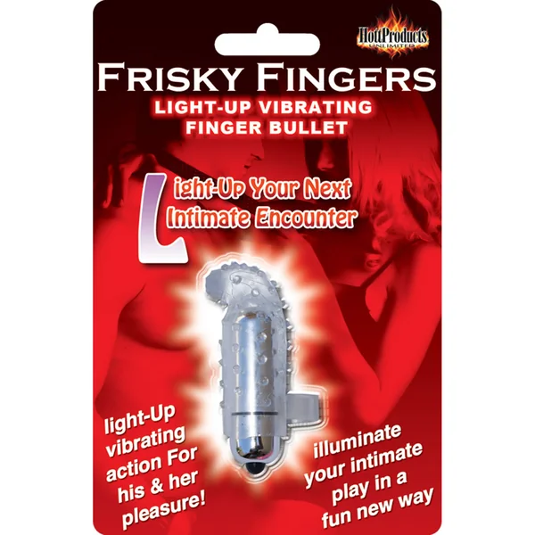 Frisky Finger Light Up Finger Massager – Magenta