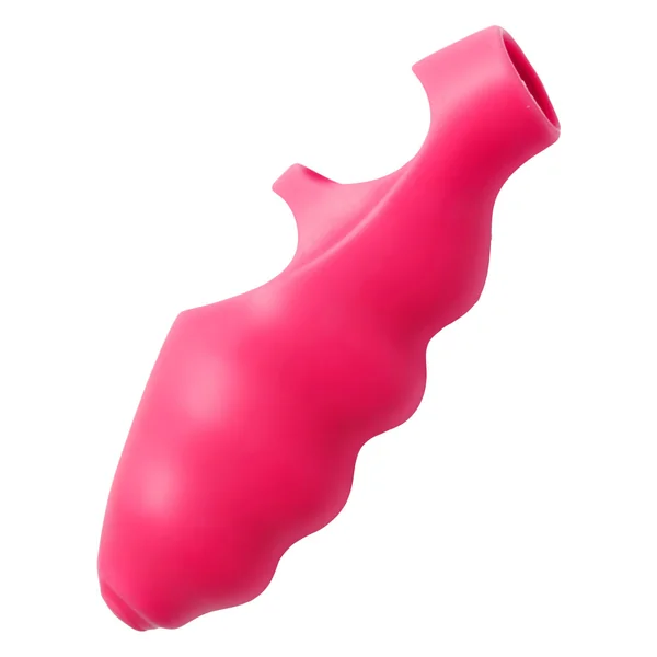 Frisky Ripples Finger Bang`her Vibe Silicone Pink