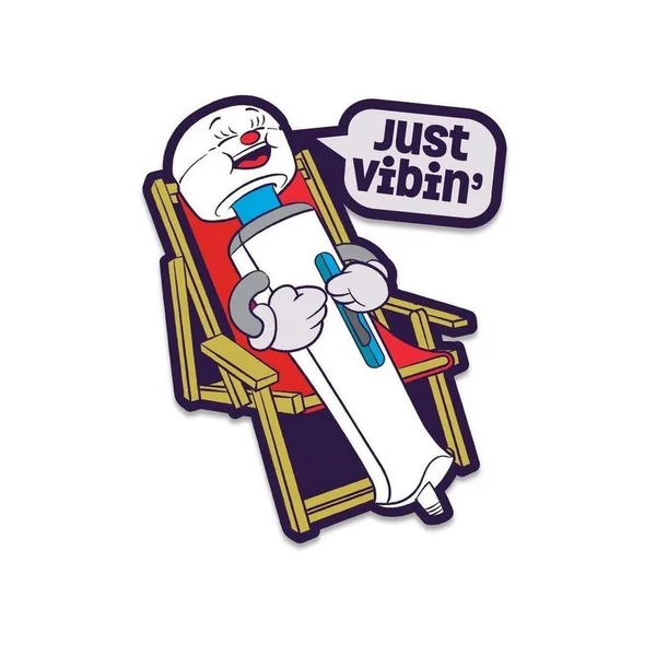 Fuck Buddies Just Vibin` Enamel Pin – Multicolor