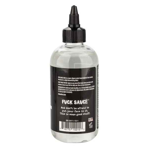 Fuck Sauce Anal Numbing Water Based Lubricant 8oz
