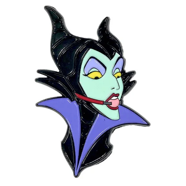 Geeky & Kinky Maleficent Ballgag Pin