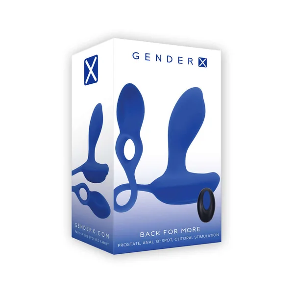 Gender X Back For More Prostate Massager Blue