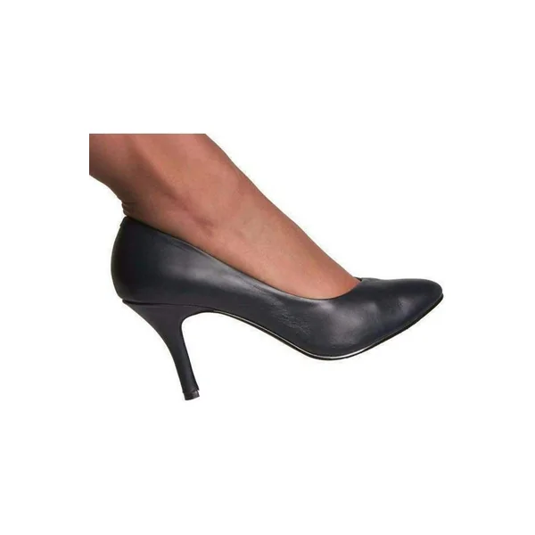 Genuine Leather Pump-Blue