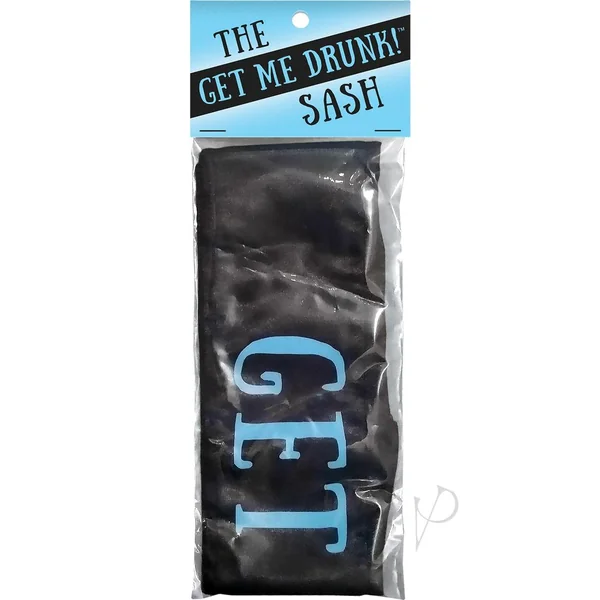 Get Me Drunk Sash Black And Blue