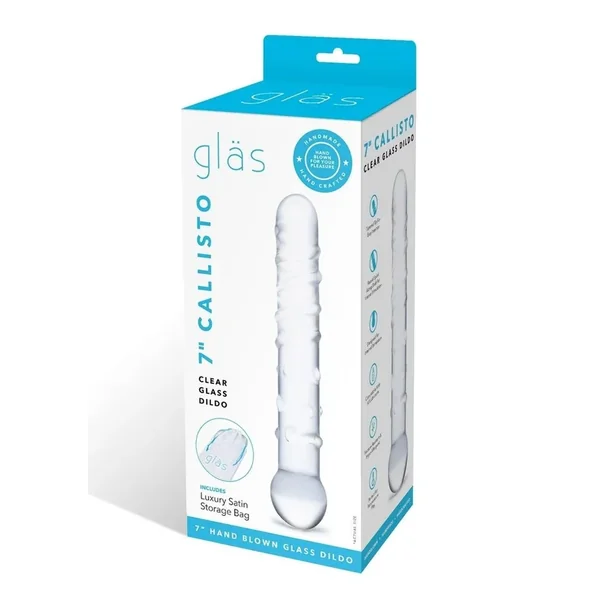 Glas Callisto Clear Glass Dildo