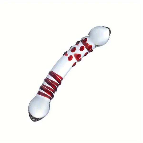 Glass Crystal Masturbation G-spot Butt Anal Pussy Massager Trainer