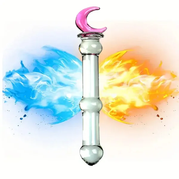 Glass Double-Ended G-Spot Stimulation Butt Plug Glass Pleasure Wand