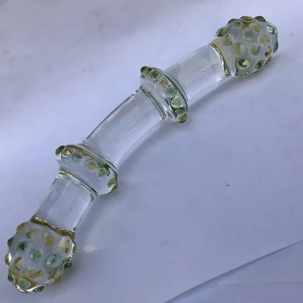 Glass Transparent Crystal Anal Plug Masturbator Anal Dilator Sex Toy