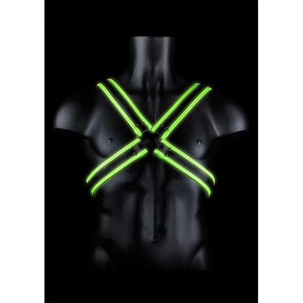 GLOW IN THE DARK CROSS HARNESS L/XL