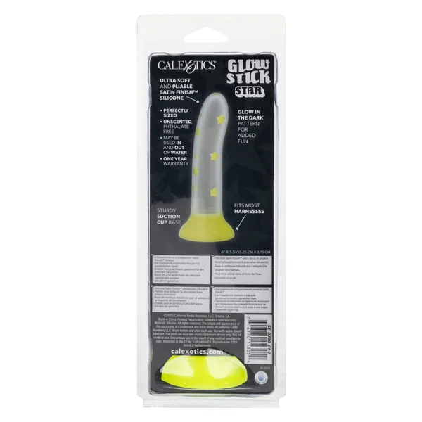 Glow Stick Star – Waterproof Liquid Silicone Glow Vibrator