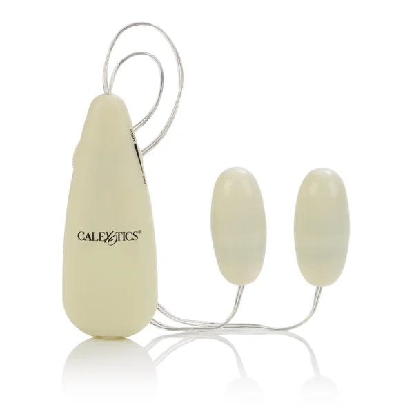 Glow-in-the-Dark Pocket Exotics Vibrating Glowing Double Bullets