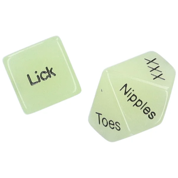 Glow-in-the-Dark Sex Dice