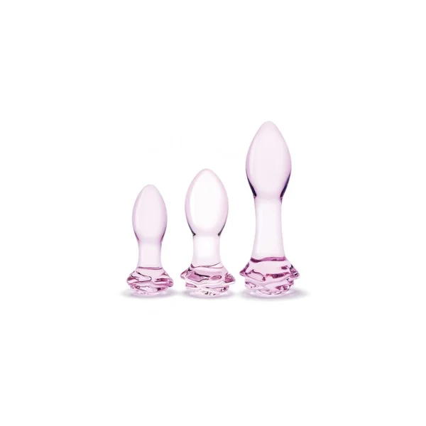 Gläs - Rosebud - 3 Pc Anal Training Kit - Pink