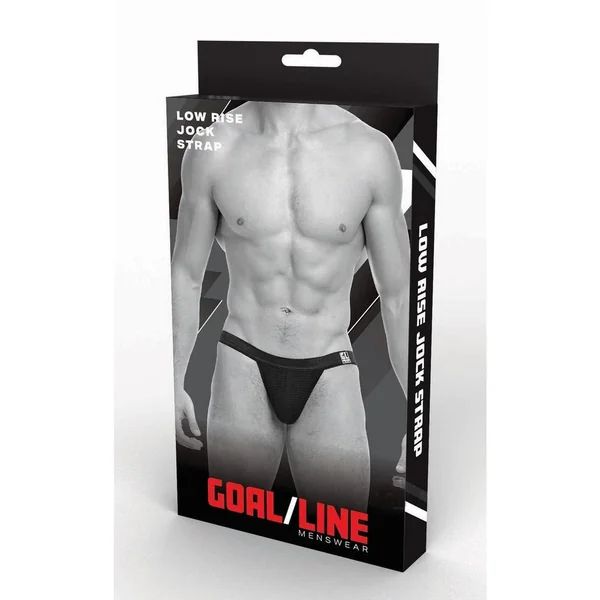 Goal Line Low Rise Jockstrap L/xl Blk