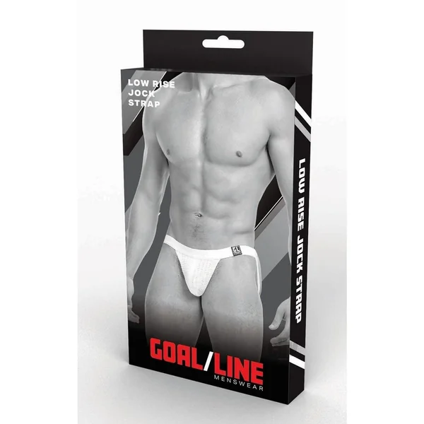 Goal Line Low Rise Jockstrap L/xl Wht