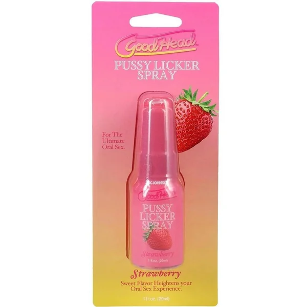 GoodHead Pussy Licker Spray - Strawberry 1oz