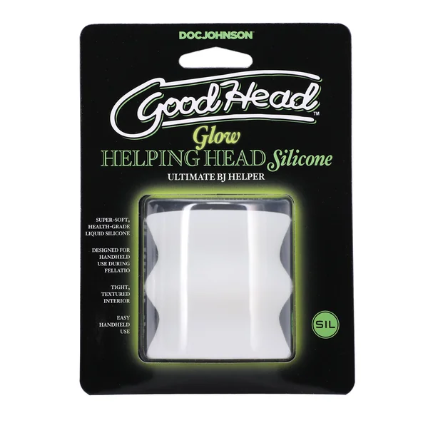 GoodHead Silicone Glow Helping Head - Frost