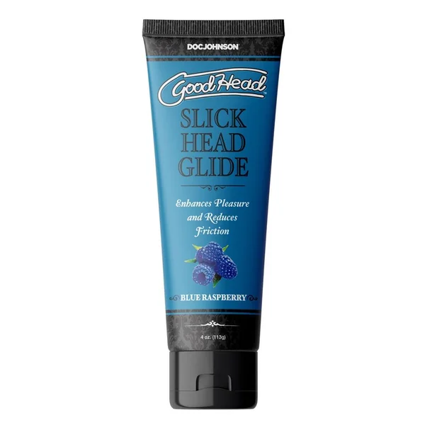 Goodhead Slick Head Glide Water Based Flavored Lubricant Blue Raspberry