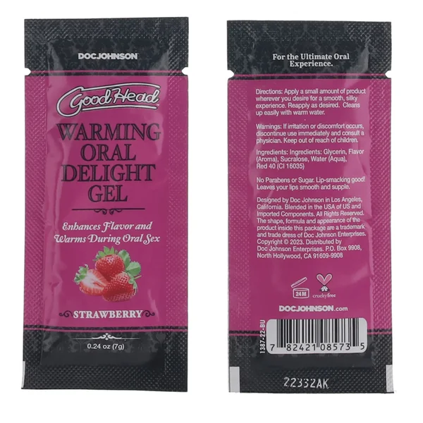GoodHead Warming Oral Delight Gel Sexual Enhancer 48pc Bulk