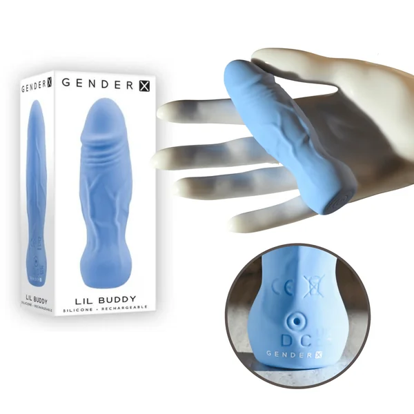 Gx Lil Buddy Rechargeable Pocket-Sized Dong Mini Silicone Dildo for Beginners