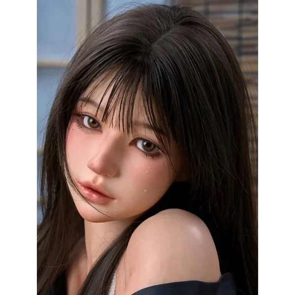 H347 ROS Silicone Sex Doll Head| Real Lady Doll