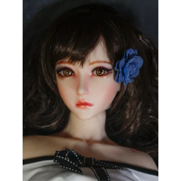H508 Mini Anime Silicone Sex Doll Head｜Elsa Babe Head