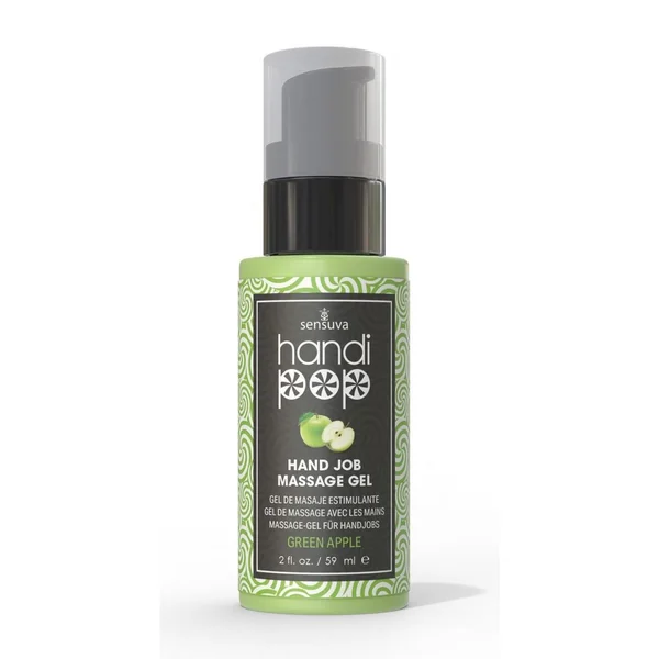 HandiPop Edible Hand Job Massage Gel Green Apple 2oz