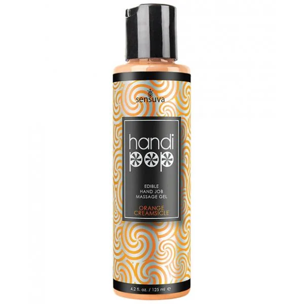 Handipop Orange Creamsicle Hand Job Massage Gel 4.2oz Bottle
