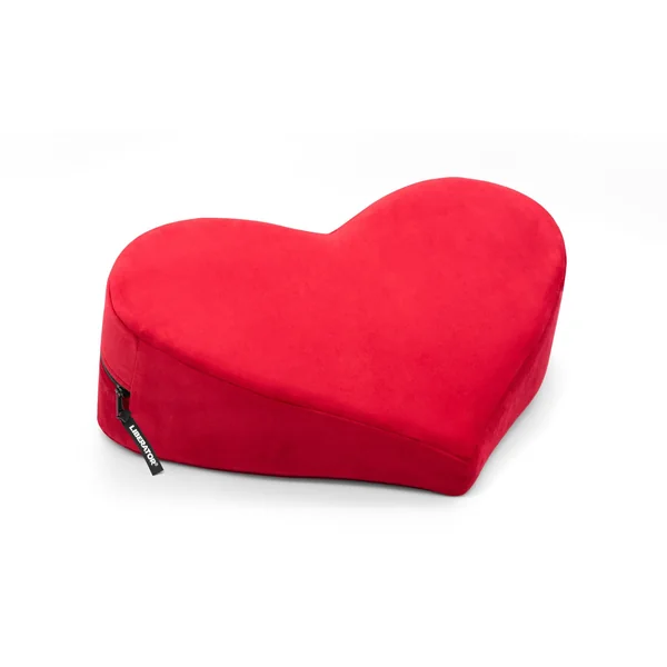 Heart Wedge Red Microvelvet