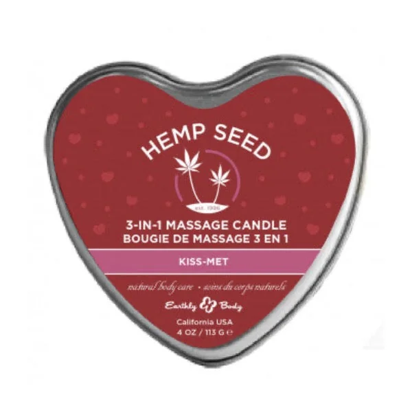 Hemp Seed 3 N 1 Massage Candle - Kiss Met